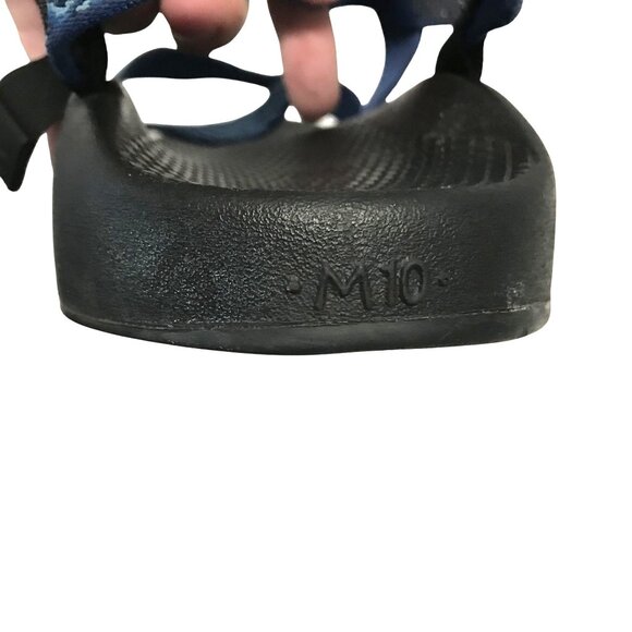 CHACO Men Blue Sandal Waterproof Vibram Sole Size 10 - Picture 3 of 6